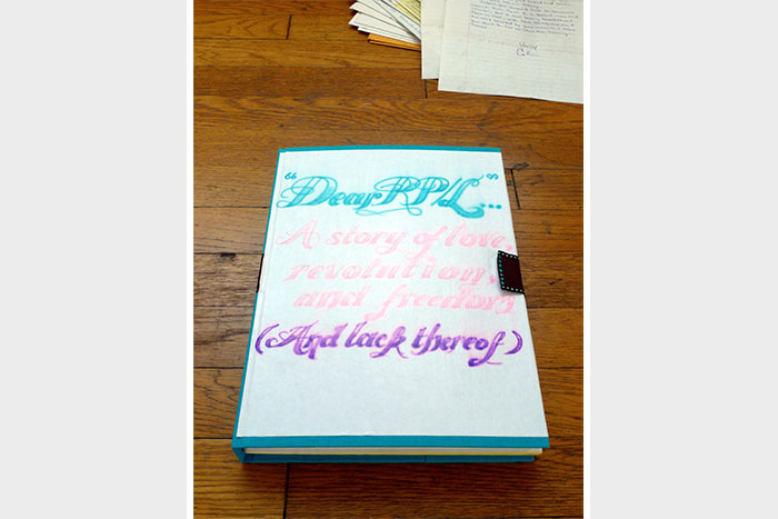 documentation photo of a handmade book